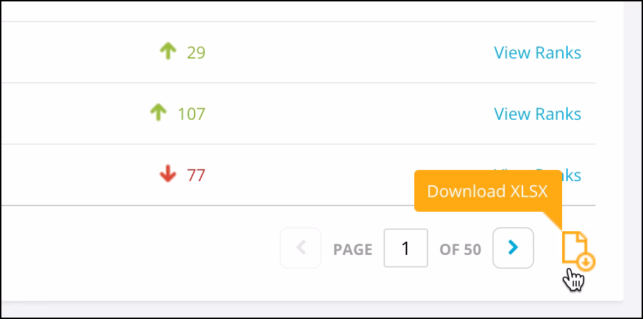 via Conductor Conductor download table data