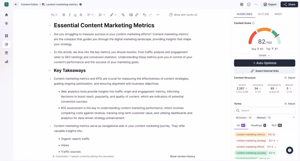 Via Frase Frase content editor