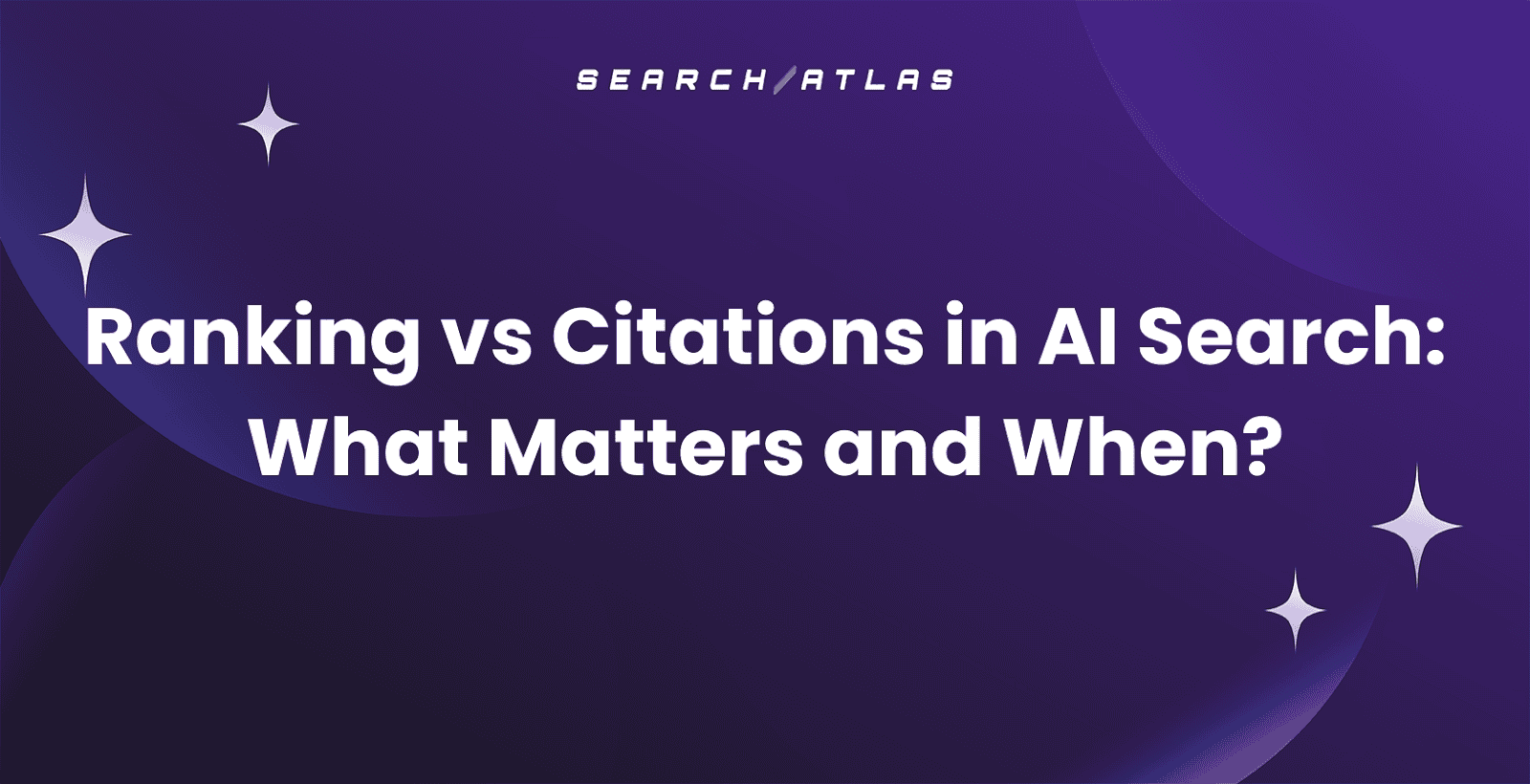 Ranking vs Citations in AI Search: What Matters and When?